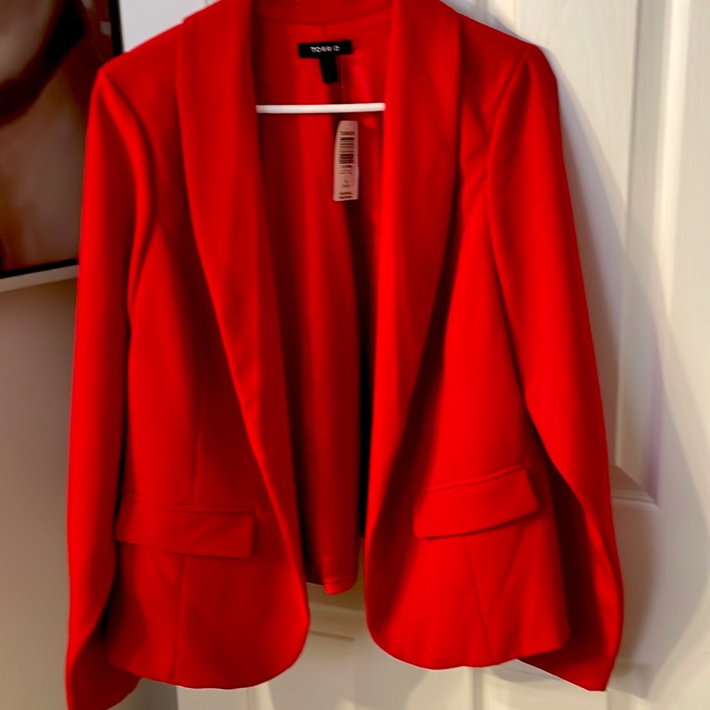Torrid Red Blazer